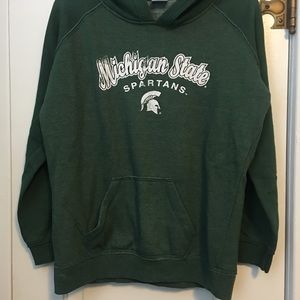 Green MSU Hoodie | Size M